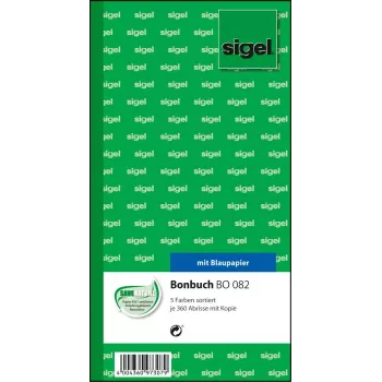 Non-adhesive label Sigel BO082 Multicolour Rectangle