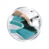 Scrub Brush Leifheit 41510 Aluminium Black Turquoise