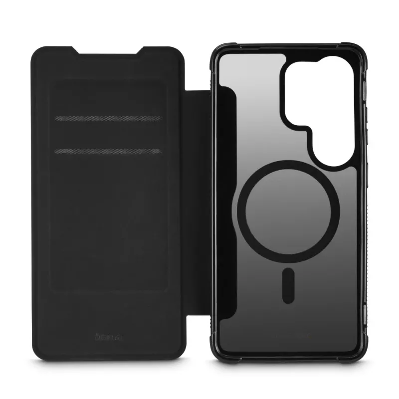 HAMA folio phone case for Samsung Galaxy S26 Ultra — Extreme Protect, 17.5 cm (6.9 inch), black, 2 card pockets