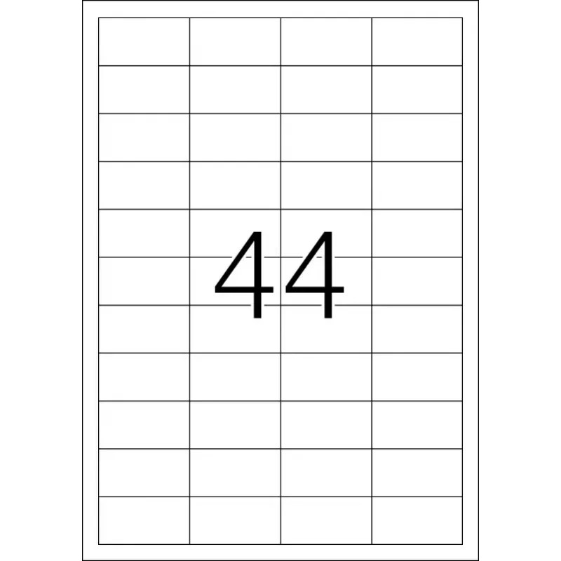 Labels HERMA A4 48.3x25.4 mm white extra strong adhesion 1100 pcs