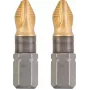 Screwdriver Bit KWB 124102 2 pcs Pozidriv PZ 2 25 mm Hexagonal