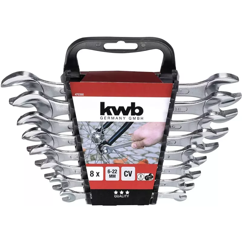 Open End Wrench KWB 470390 8 pcs 234x162x40 mm
