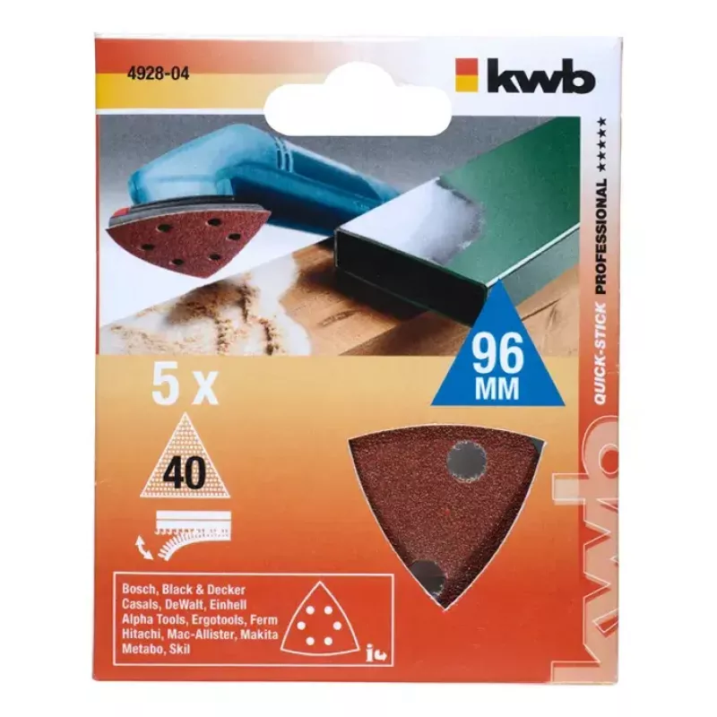 Sanding pad KWB 492806 5 pcs