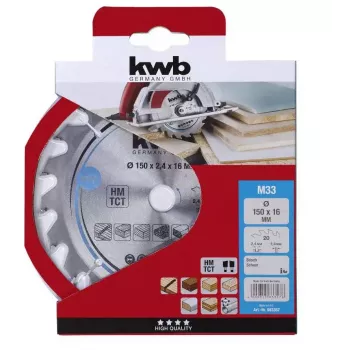 Circular Saw Blade KWB 583357 15 cm for Hardwood Plywood Softwood