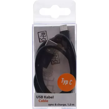 USB Cable 2GO 795782 1m USB B USB C Black USB 3.2 Gen 1