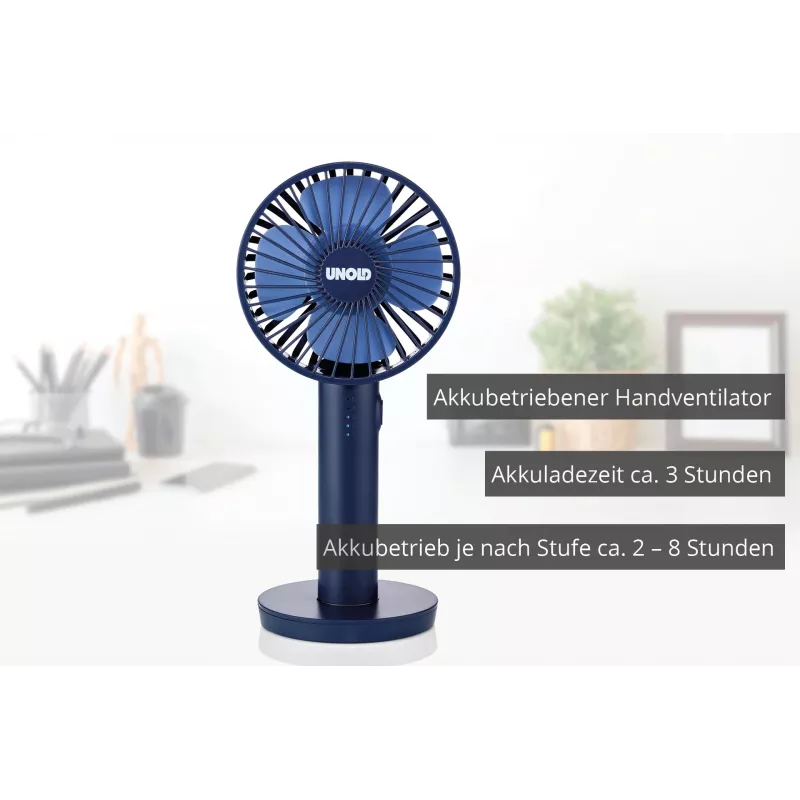 Unold Breezy II Blue 10 cm Handheld fan