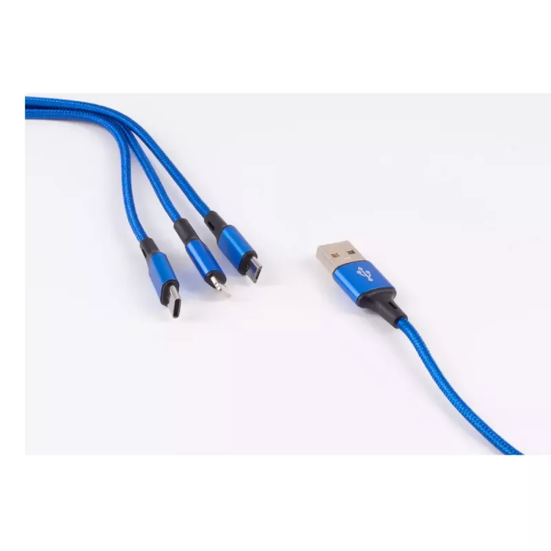 USB cable ShiverPeaks BS14-50071 1.2 m USB A/USB C Micro-USB B Blue