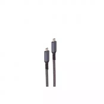 USB Cable ShiverPeaks BS14-75007 2m USB 3.2 Gen 2 USB C Black White