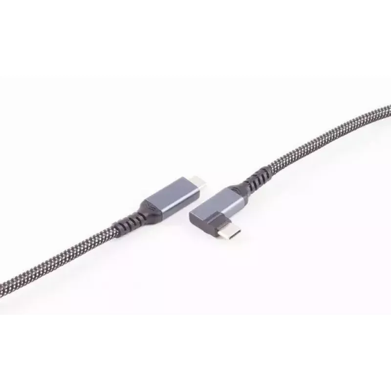 USB C to USB C cable ShiverPeaks BS14-75017, USB 3.2 Gen 2 (10 Gbit/s), 2 m, black/white