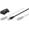 Networking Cable Goobay 95286 3m U/FTP (STP) Black Grey