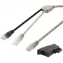 Networking Cable Goobay 95286 3m U/FTP (STP) Black Grey