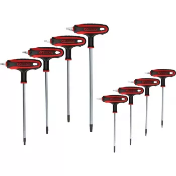 L-torx key KS Tools 151.8165 Chromium-vanadium steel 8 pcs