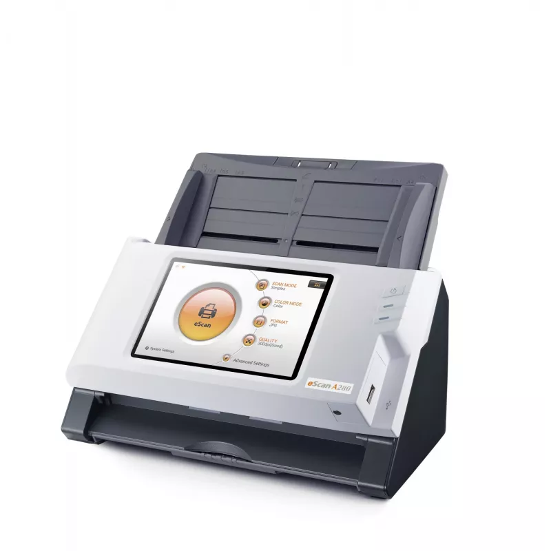 Plustek eScan A280 Essential ADF scanner 600 x 600 DPI A4 Black, White