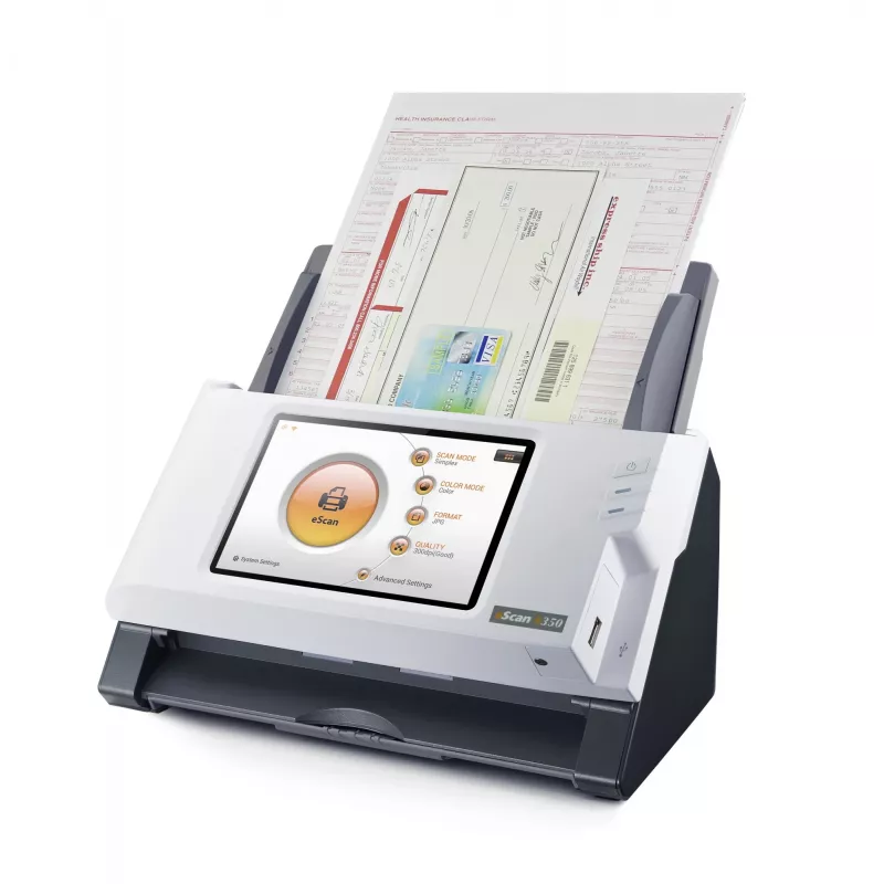 Plustek eScan A280 Essential ADF scanner 600 x 600 DPI A4 Black, White