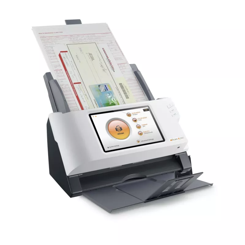 Plustek eScan A280 Essential ADF scanner 600 x 600 DPI A4 Black, White