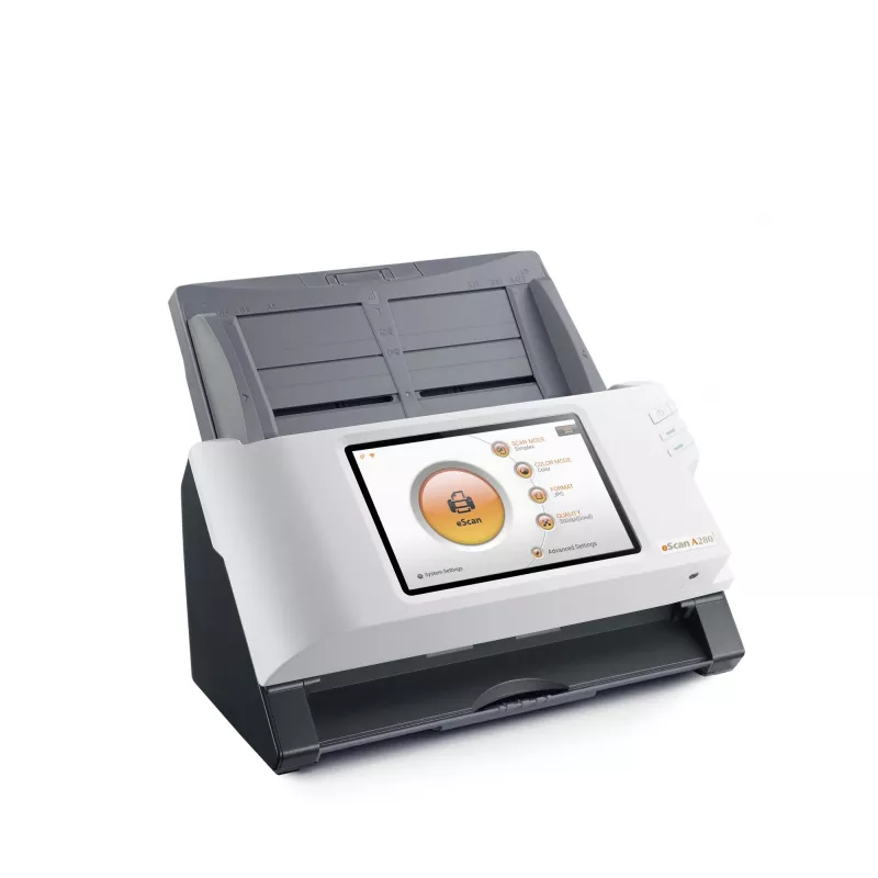 Plustek eScan A280 Essential ADF scanner 600 x 600 DPI A4 Black, White