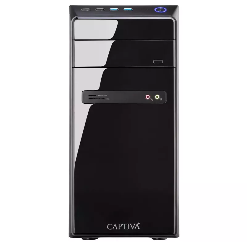 Desktop PC CAPTIVA Power Starter R65-472 AMD Ryzen 5 5600G 8GB 500GB SSD AMD Radeon Windows 11 Pro