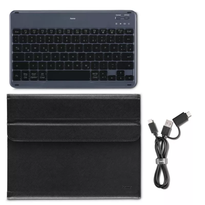 Hama Travel 500 27.9 cm (11 inch) Folio Black, Grey