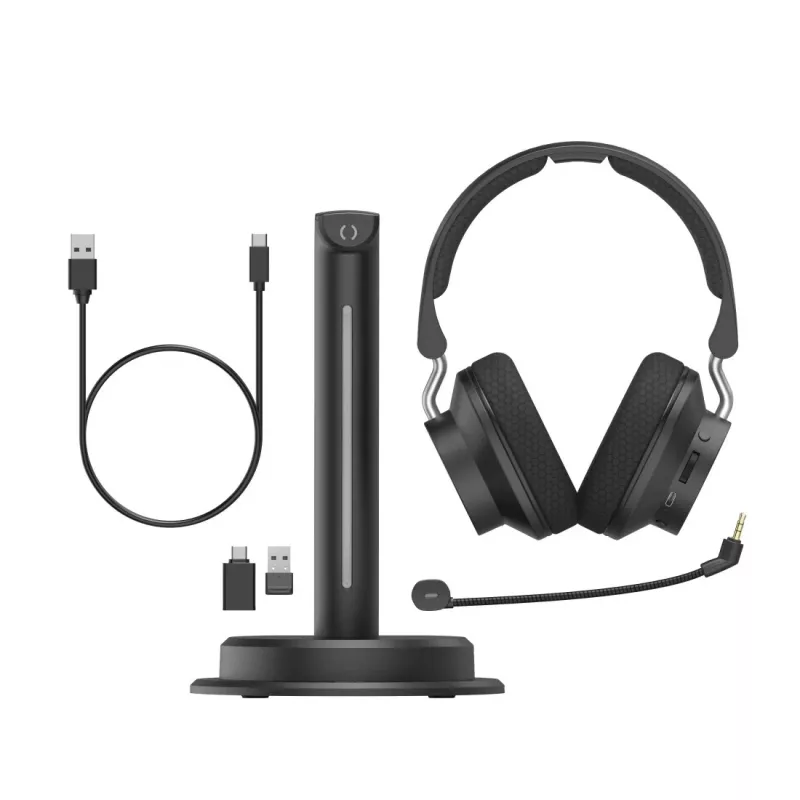 Hama BT-900 Headset Wired & Wireless Head-band Office/Call center USB Type-C Bluetooth Charging stand Black