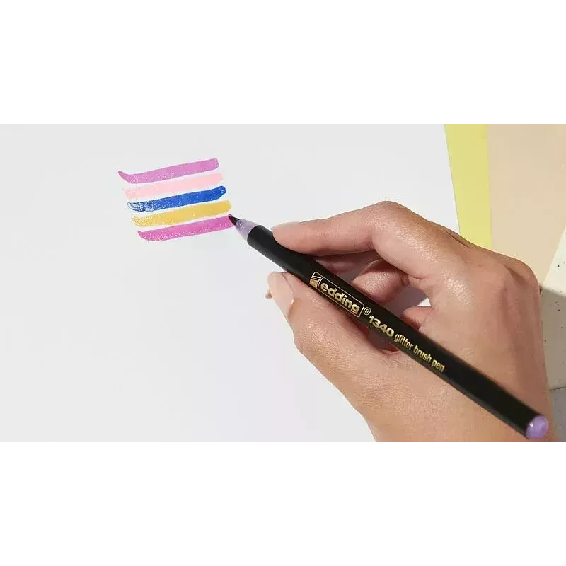 Edding felt pen 4-1340-10-4 10 colours Brush tip