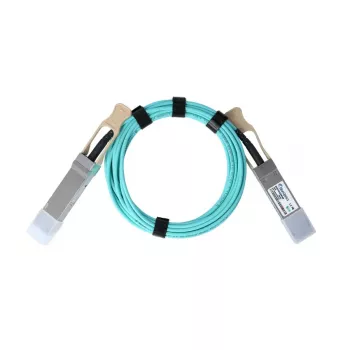 BlueOptics QSFP56 to QSFP56 fibre optic cable 15 m (MFS1S00-H015V-BO) Aqua
