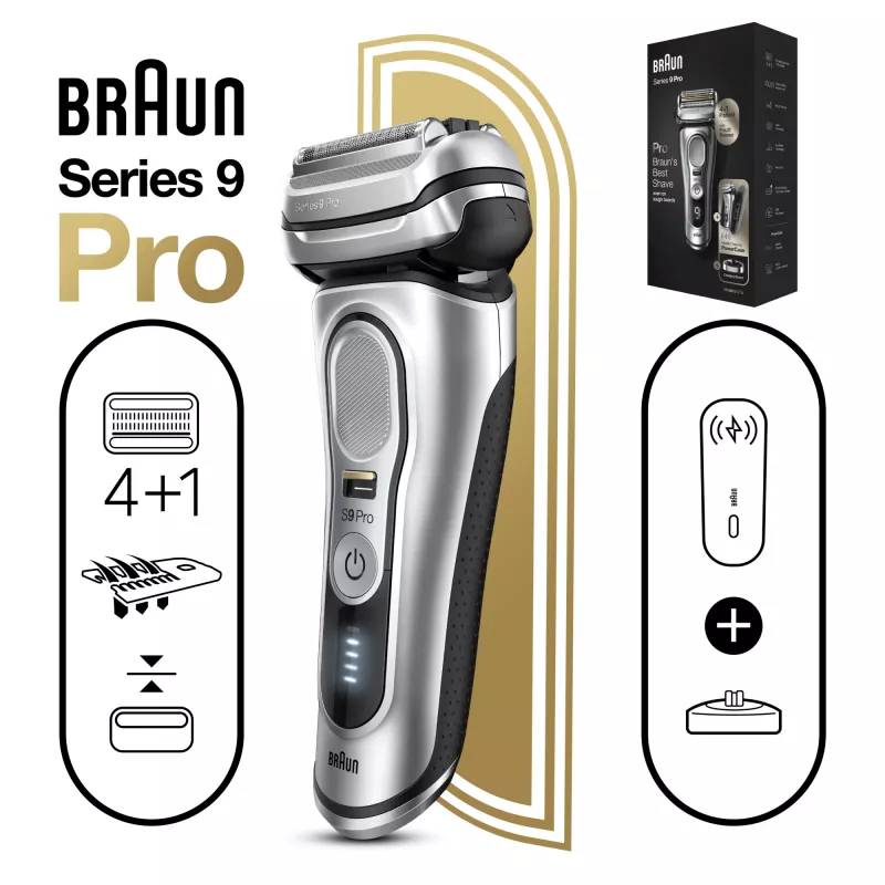 Braun Series 9 Pro 81744531 men's shaver Foil shaver Trimmer Silver