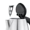 WMF Bueno 0413080011 electric kettle 1.7 L 2400 W Black, Stainless steel