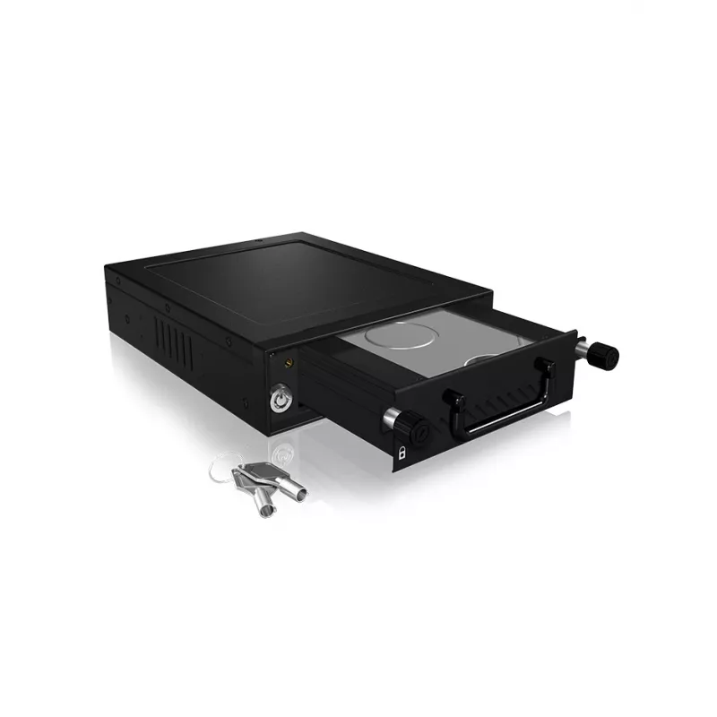 ICY BOX Carrier IB-148SSK-B HDD/SSD enclosure Black 2.5/3.5 inch