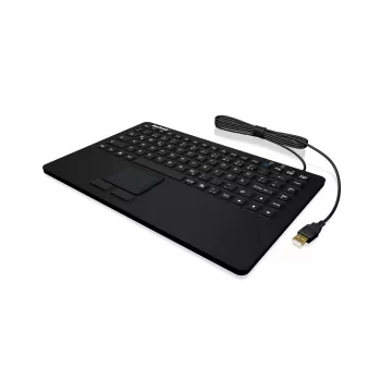 KeySonic KSK-5230 IN (CH) keyboard Office USB QWERTZ Swiss Black