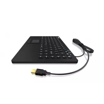 KeySonic KSK-5230 IN (CH) keyboard Office USB QWERTZ Swiss Black