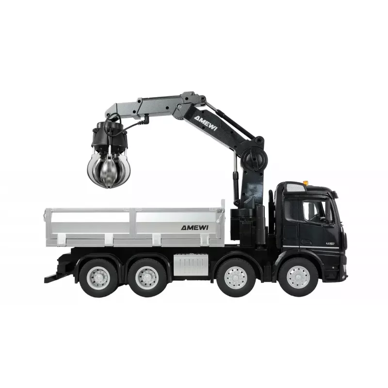 Truck-mounted crane Amewi 22716, radio-controlled model, scale 1:18, electric engine
