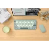 Wireless Bluetooth 75% ASUS Marshmallow KW100 keyboard — QWERTZ layout, scissor switches, green, for home