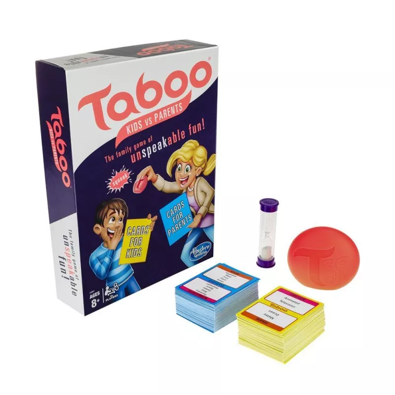 Hasbro Taboo Kids vs. Parents, 8 yr(s), Family game