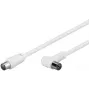 Coaxial Cable Microconnect COAX015WA IEC IEC 1.5m White