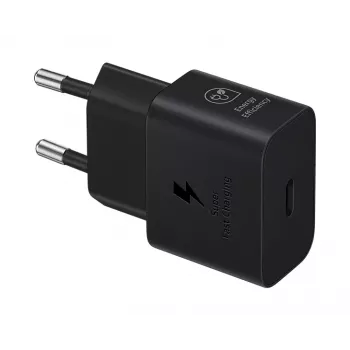 Power adapter Samsung 25W EP-T2510XBEGWW Black USB-C fast charging