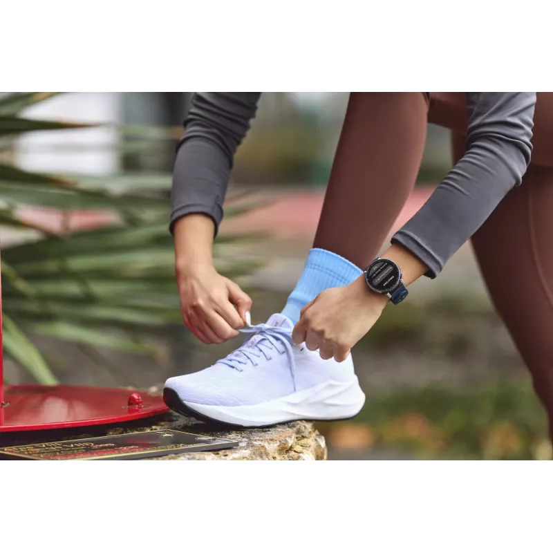 Smartwatch Amazfit W2558GL2N — 1.32 inch (3.35 cm) AMOLED 466×466 px, GPS, 365 mAh, silicone band (blue)