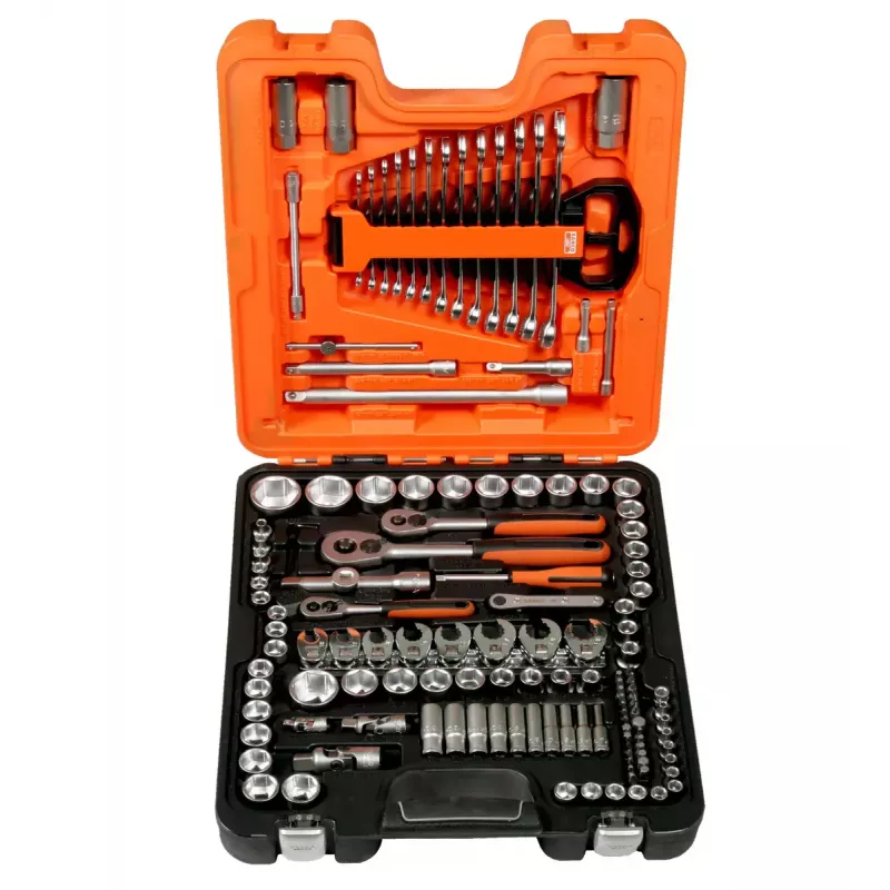 Bahco S138 Socket Set, 138-piece, 1/2", 1/4", 3/8"