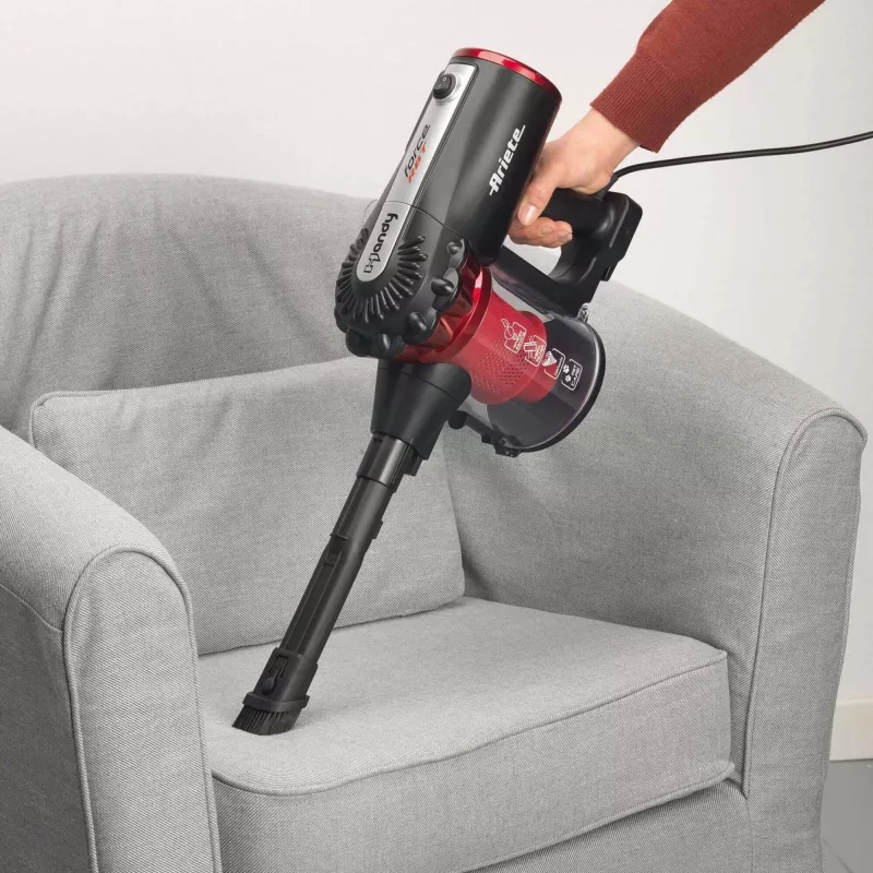 Ariete 2759/11 2-in-1 stick vacuum AC Dry HEPA Bagless 600 W Black, Red