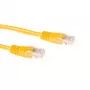 ACT Yellow 5 meter U/UTP CAT6 patch cable with RJ45 connectors