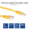 ACT Yellow 5 meter U/UTP CAT6 patch cable with RJ45 connectors