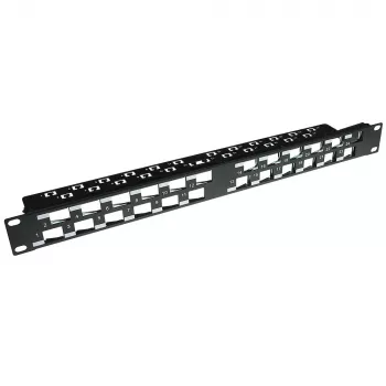 ACT 24 Port Keystone jack 45 degrees patch panel without connectors