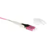 ACT 1 meter Multimode 50/125 OM4 Polarity Twist fiber cable with LC connectors