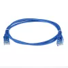 ACT Blue 10 meter LSZH U/UTP CAT6 datacenter slimline patch cable snagless with RJ45 connectors