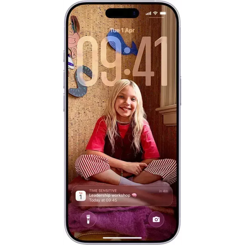 Smartphone Apple iPhone 17 — 6.3 inch (16 cm) display, A19, 512 GB, Dual SIM, 5G, Lavender, IP68