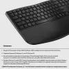 HP 680 Comfort Dual-Mode Keyboard, Full-size (100%), Wireless, RF Wireless + Bluetooth, QWERTY, Black