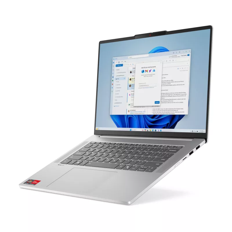 Lenovo IdeaPad Slim 5 15ARP10 AMD Ryzen™ 7 7735HS Laptop 38.4 cm (15.1 inch) WQXGA 16 GB LPDDR5x-SDRAM 512 GB SSD Wi-Fi 6 (802.11ax) Windows 11 Home German Grey