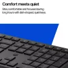 HP 490K Multi-Device Dual-Mode Keyboard, Full-size (100%), Wireless, USB + Bluetooth, QWERTY, Black