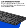 HP 490C Multi-Device Dual-Mode Keyboard and Mouse Combo, QWERTY