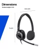 Wired Stereo USB Headset HP Poly Mission 625 — over-ear, 147 g, USB connection (bulk)