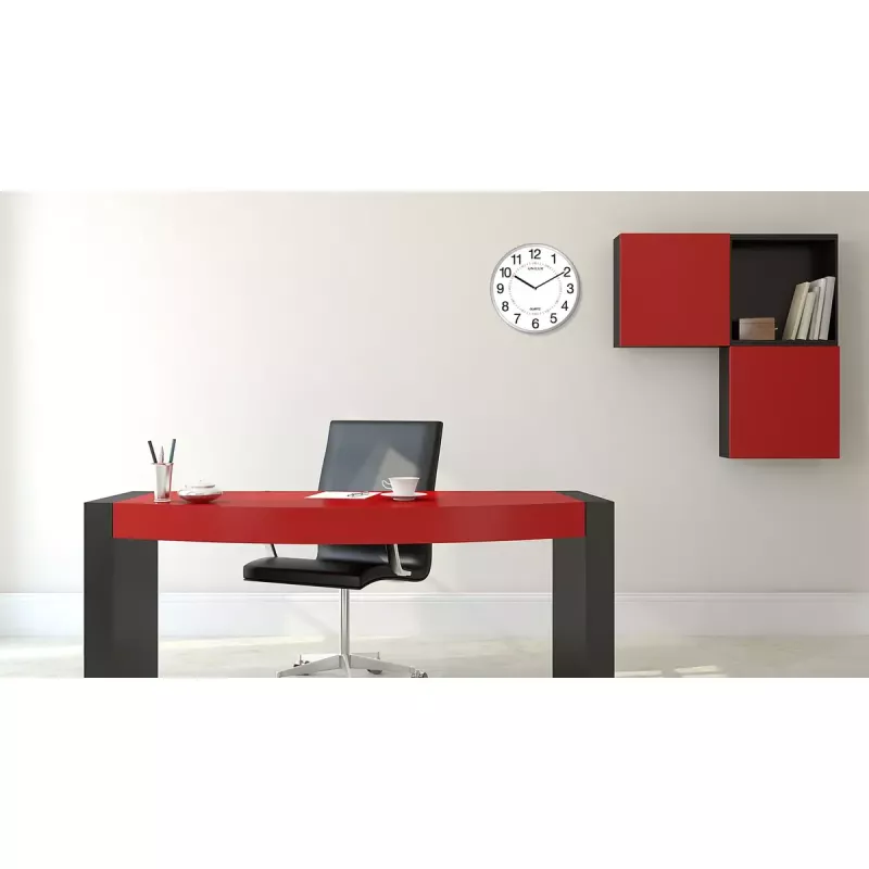 Quartz clock Unilux 400094280 Round Grey Wall/Table Clock